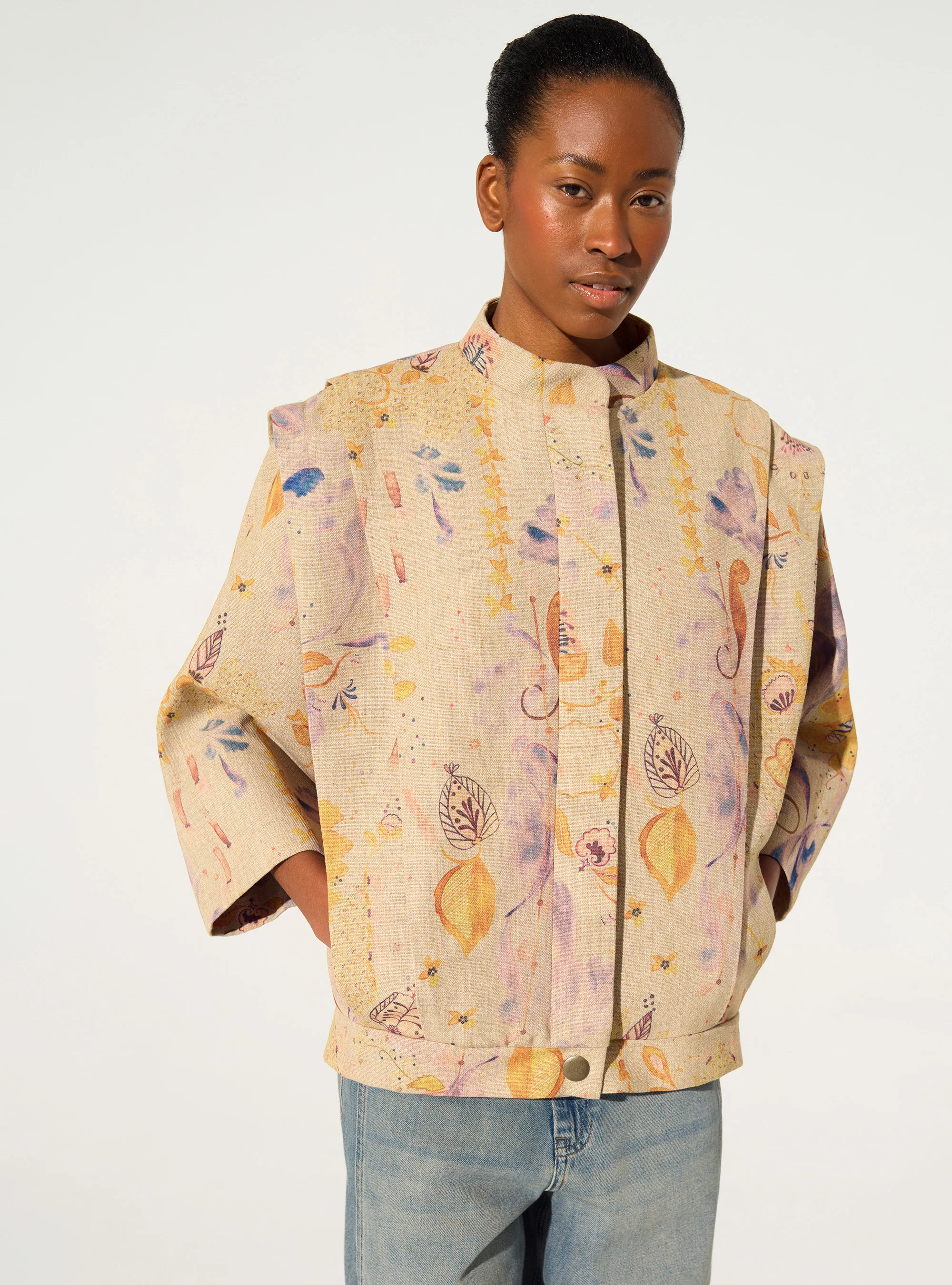 Blouson sublimé marron - Image 4